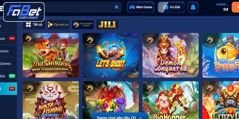 Các thương hiệu nổi bật hợp tác với bắn cá tại FABET
