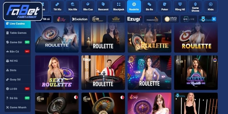 Điểm danh top các sản phẩm hot tại Casino FABET