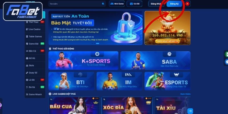 Tiêu chí cần đáp ứng để đăng ký FABET thành công